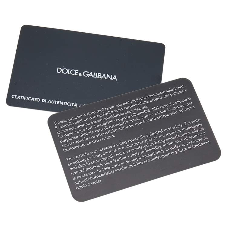 Pre Owned Dolce & Gabbana Multicolor Leather Miss Sicily Von Wallet on Chain