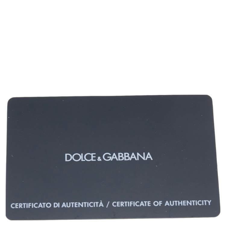 Pre Owned Dolce & Gabbana Grey/Pink Canvas Flap Chain Clutch