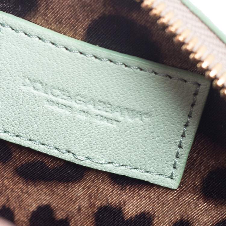 Pre Owned Dolce & Gabbana Multicolor Leather Round Glam Crossbody Bag