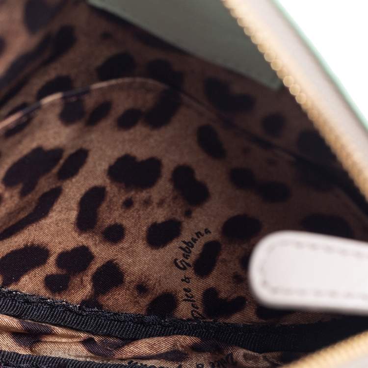 Pre Owned Dolce & Gabbana Multicolor Leather Round Glam Crossbody Bag