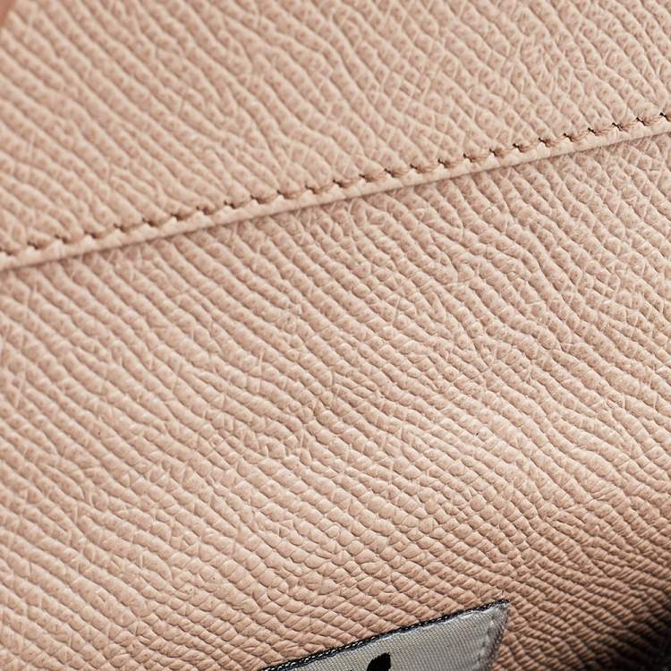 Pre Owned Dolce & Gabbana Beige Leather Miss Sicily Von Wallet on Chain