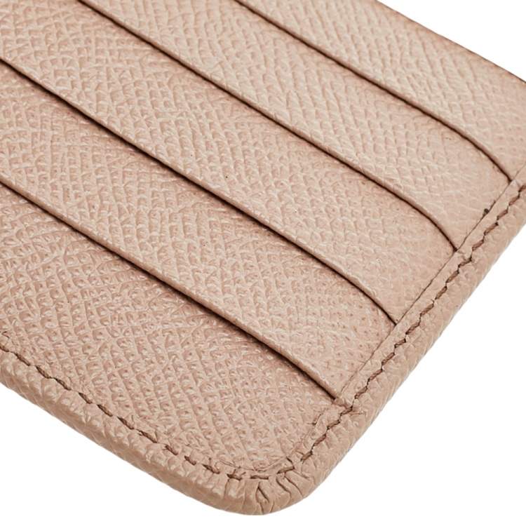 Pre Owned Dolce & Gabbana Beige Leather Miss Sicily Von Wallet on Chain