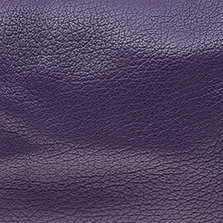 Pre Owned Dolce & Gabbana Purple Leather And Patent Leather Miss Zip Satchel