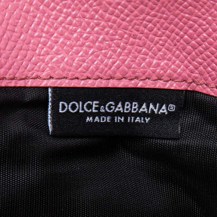 Pre Owned Dolce & Gabbana Brown Leopard Print Coated Canvas Flap Continental Wallet 