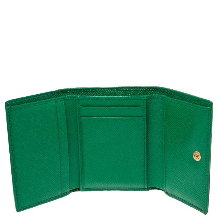 Dolce & Gabbana Compact Wallet with Logo Plaque