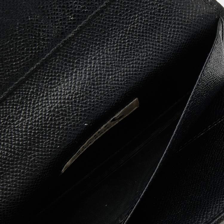 Pre Owned Dolce & Gabbana Black Leather Miss Sicily Von Smartphone Bag