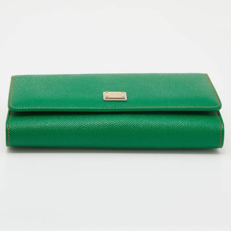 Pre Owned Dolce & Gabbana Multicolor Leather Miss Sicily Von Wallet on Chain