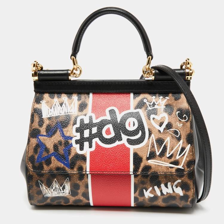 Multicolor Dolce & Gabbana Leopard Satchel