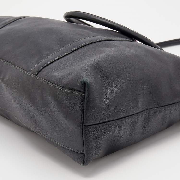 Pre Owned Dolce & Gabbana Black Leather Tote