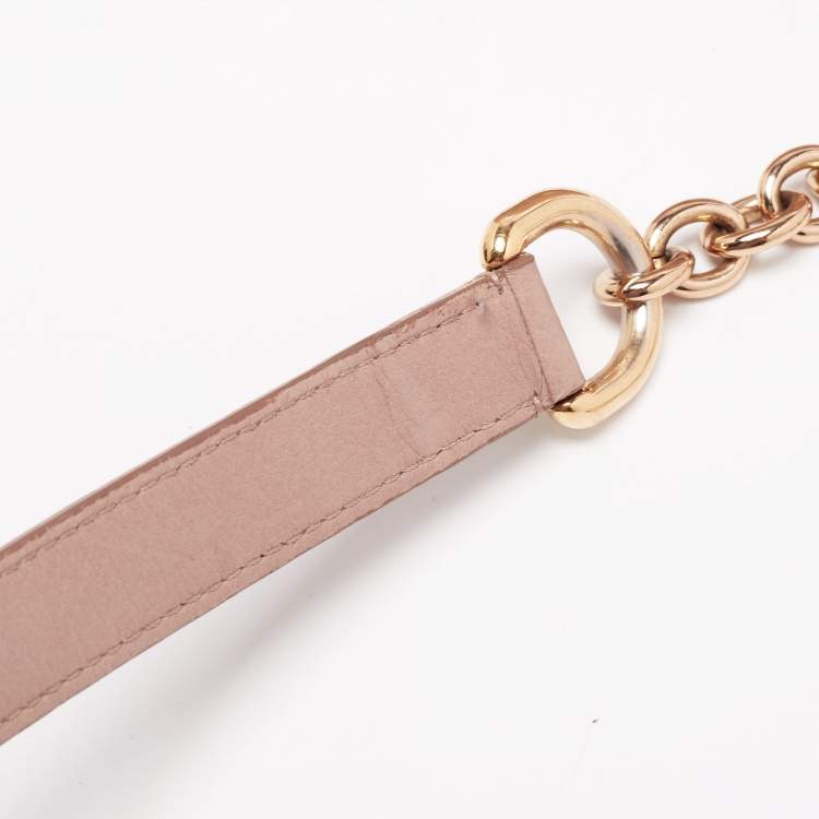 Pre Owned Dolce & Gabbana Beige Leather Sicily Top Handle Bag