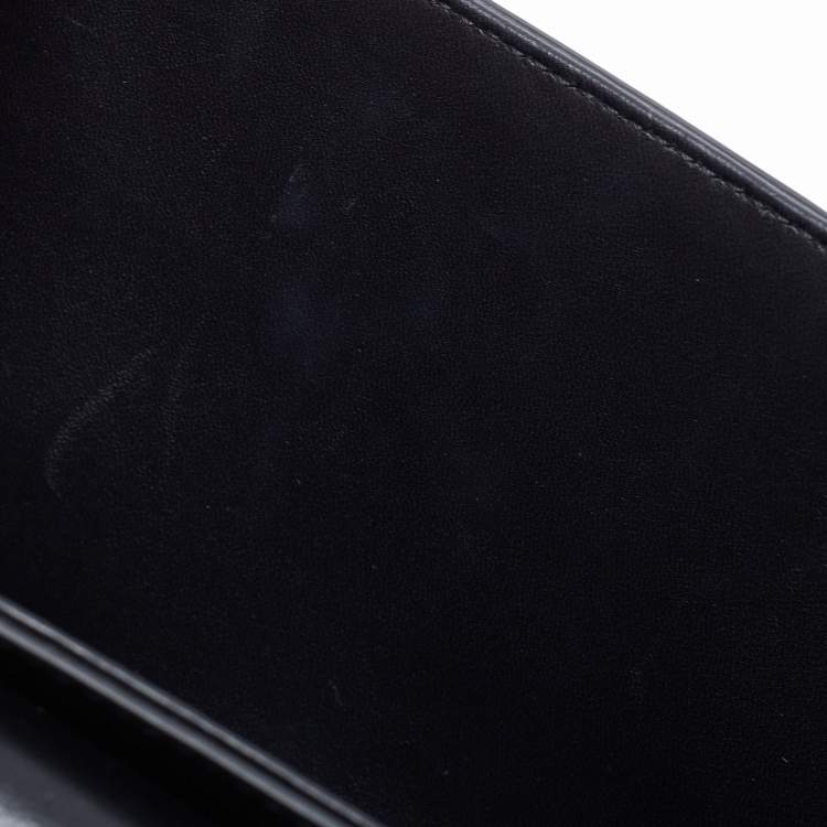Pre Owned Dolce & Gabbana Black Leather DG Girls Shoulder Bag