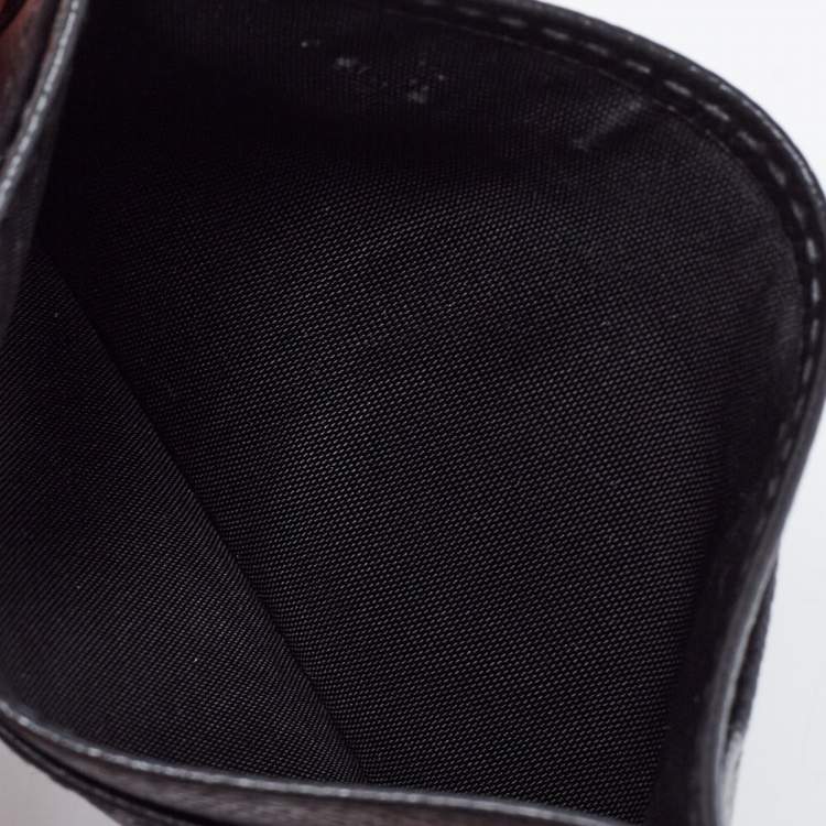 Pre Owned Dolce & Gabbana Black Leather Bifold Wallet