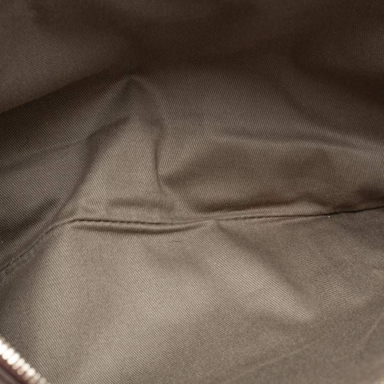 Pre Owned D&G Brown Leather Triple Shoulder Bag
