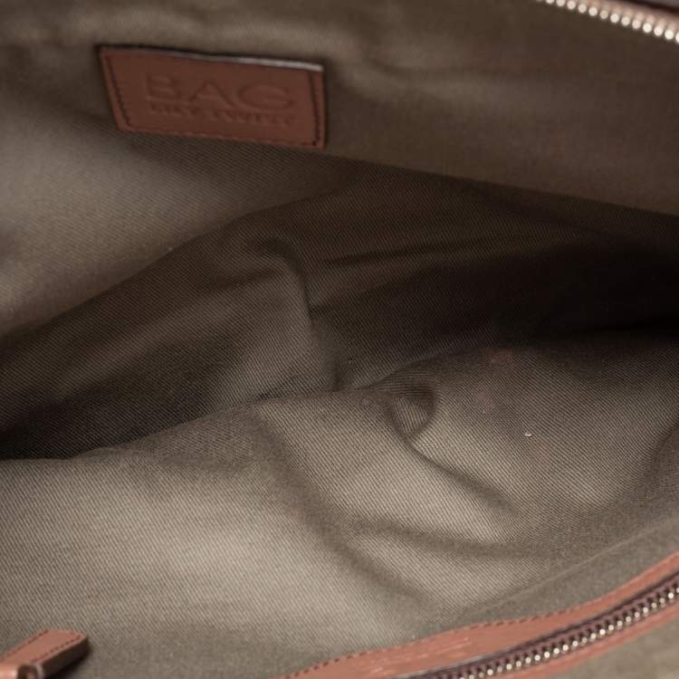 Pre Owned D&G Brown Leather Triple Shoulder Bag