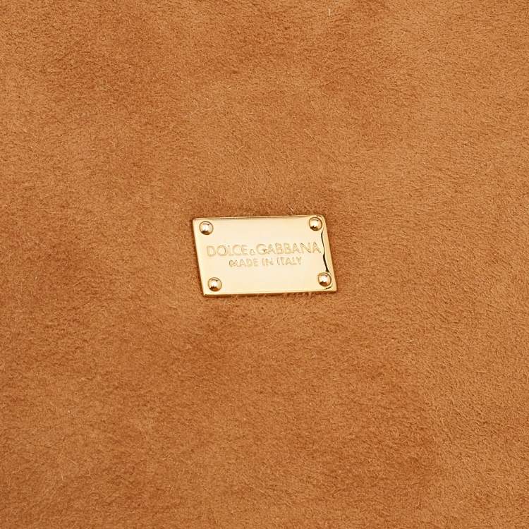 مملوكة مسبقًا Dolce & Gabbana Brass Metal Roman Coin Shoulder Bag
