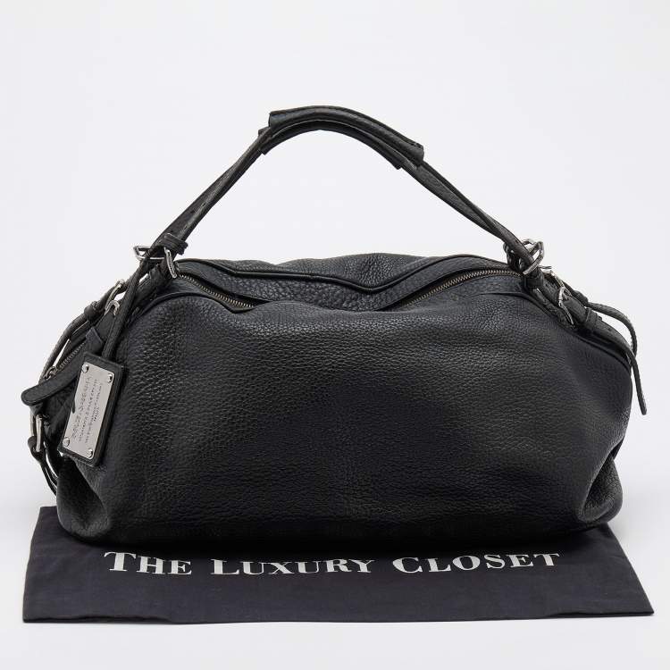 Pre Owned Dolce & Gabbana Black Leather Miss Bunny Shoulder Bag