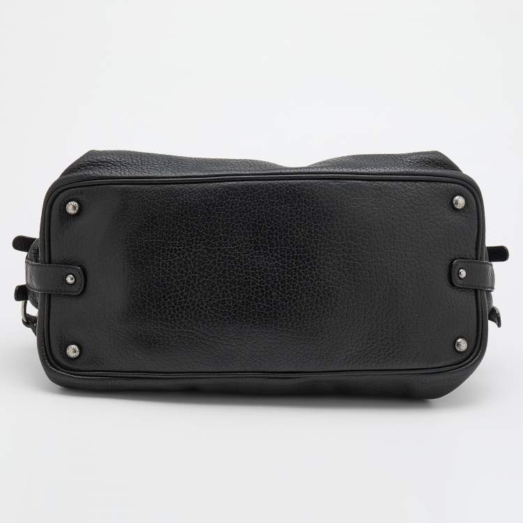 Pre Owned Dolce & Gabbana Black Leather Miss Bunny Shoulder Bag