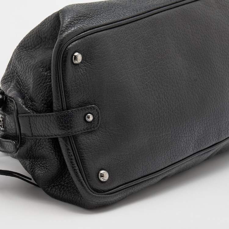 Pre Owned Dolce & Gabbana Black Leather Miss Bunny Shoulder Bag