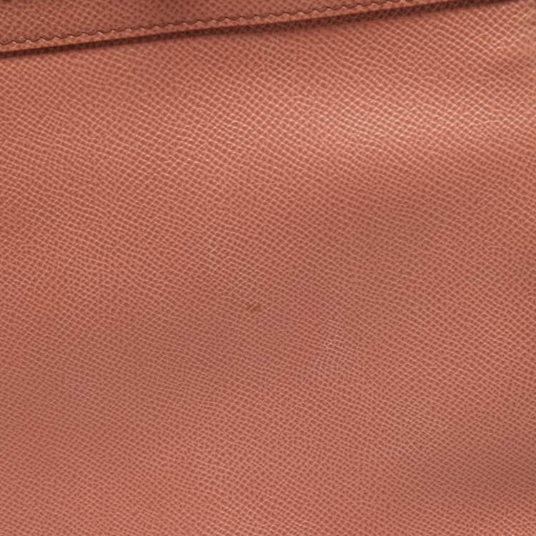 Pre Owned Dolce & Gabbana Pink Leather Miss Sicily Top Handle Bag