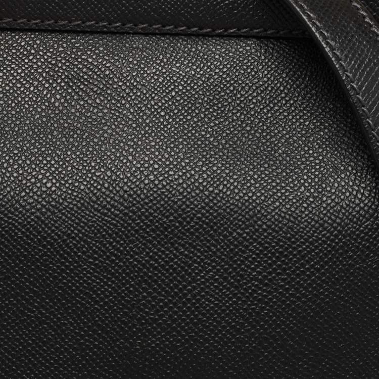 Pre Owned Dolce & Gabbana Black Leather Large Miss Sicily Top Handle Bag