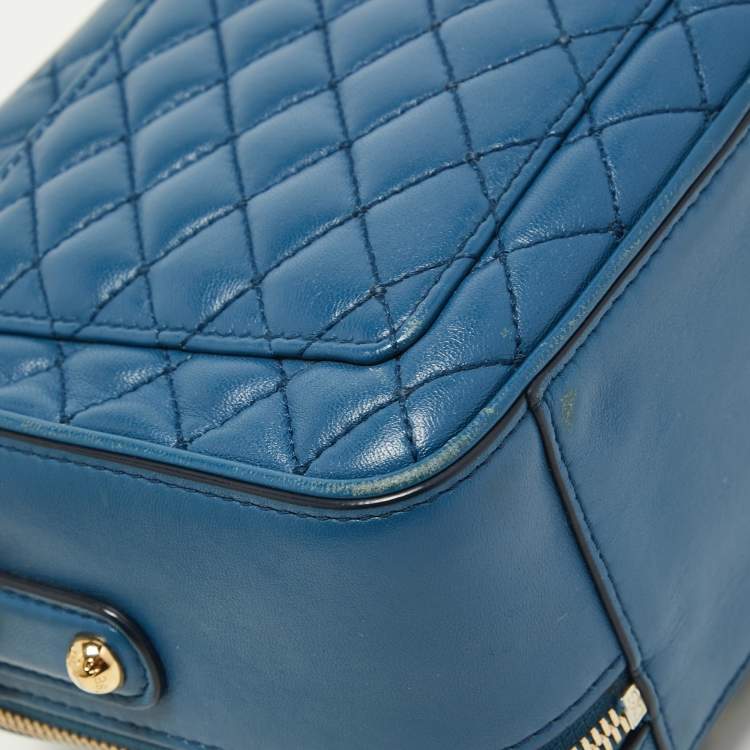 Pre Owned Dolce & Gabbana Quilted Leather Embellished Dolce Box Bag