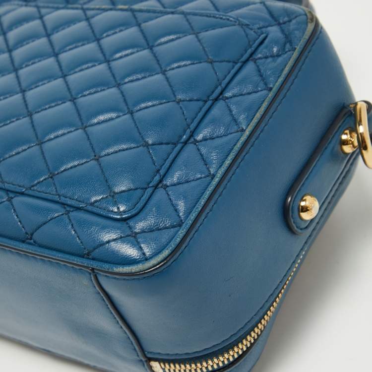 Pre Owned Dolce & Gabbana Quilted Leather Embellished Dolce Box Bag