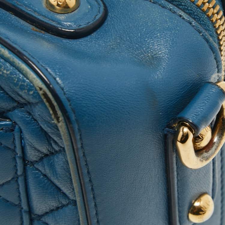 Pre Owned Dolce & Gabbana Quilted Leather Embellished Dolce Box Bag