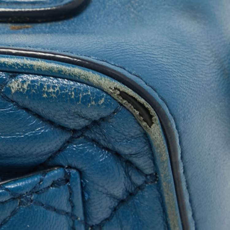 Pre Owned Dolce & Gabbana Quilted Leather Embellished Dolce Box Bag
