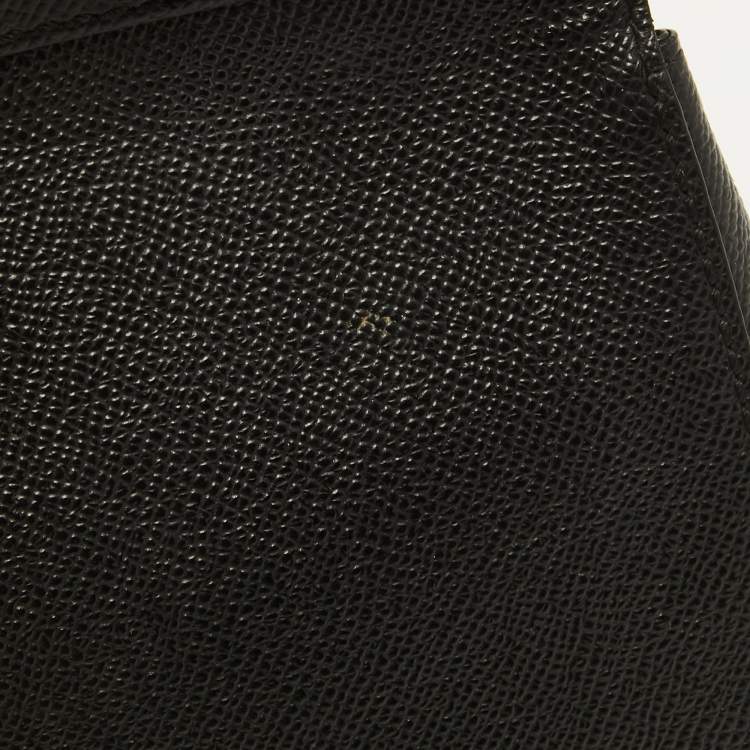 Pre Owned Dolce & Gabbana Black Leather Medium Miss Sicily Top Handle Bag