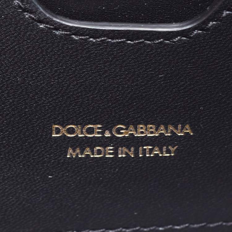 Pre Owned Dolce & Gabbana Gold Glossy Leather DG Logo Shoulder Bag