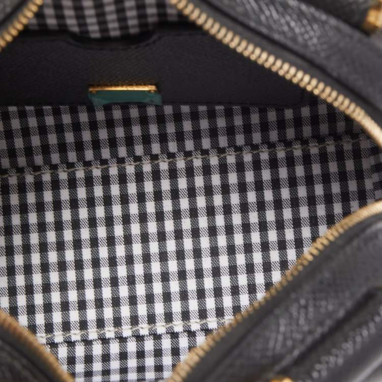 Pre Owned Dolce & Gabbana Muliticolor Polka Dot Dauphine Leather Sicily East West Bag