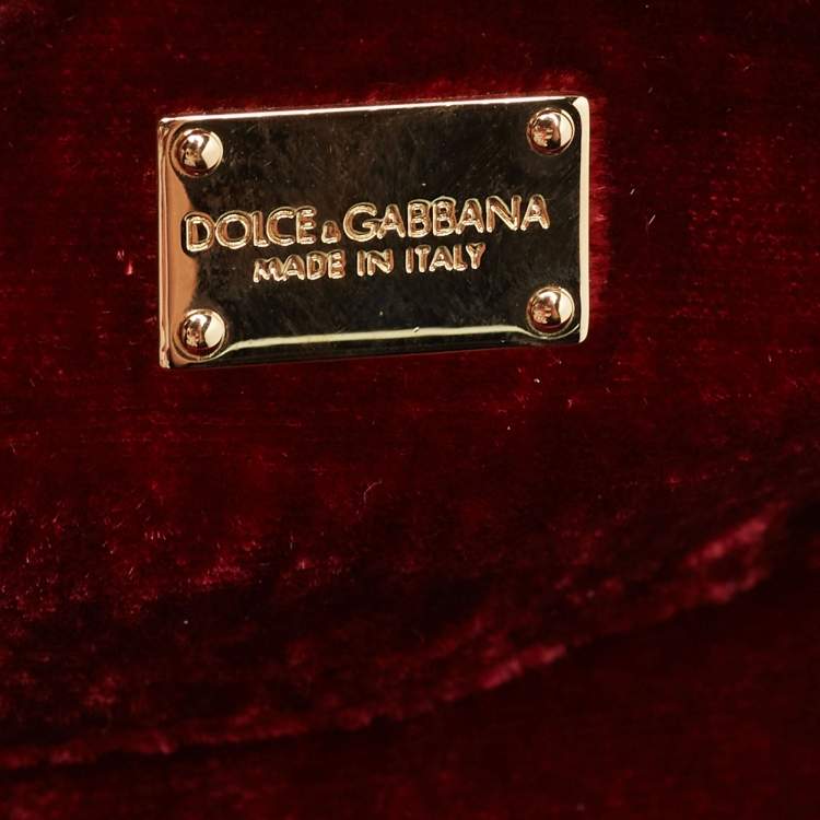 Pre Owned Dolce & Gabbana Multicolour Croc and Beads Mosaic Frame Chain Clutch