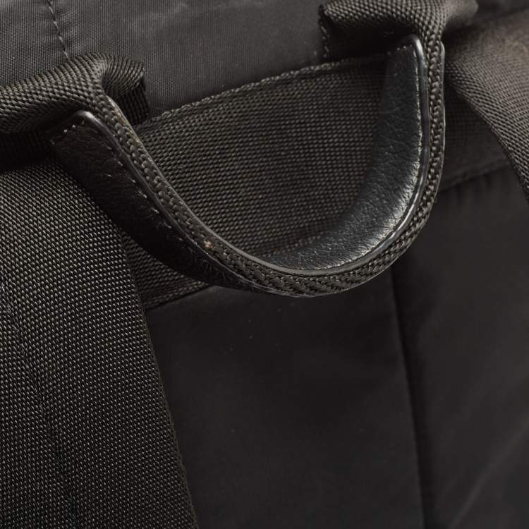 Pre Owned Dolce & Gabbana Black Nylon DG Family Backpack