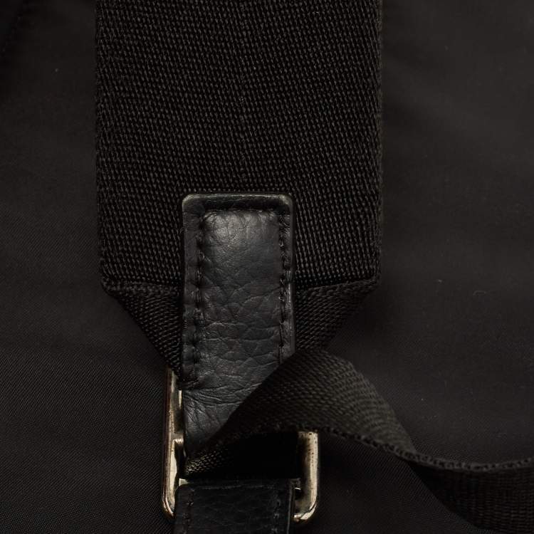Pre Owned Dolce & Gabbana Black Nylon DG Family Backpack