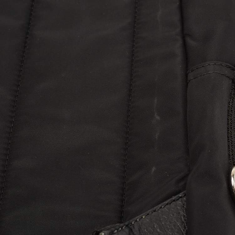 Pre Owned Dolce & Gabbana Black Nylon DG Family Backpack
