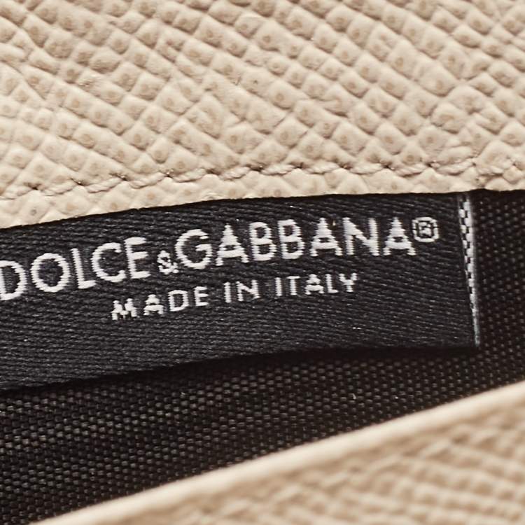 Pre Owned Dolce & Gabbana Multicolor Floral Leather Zip Around Wallet