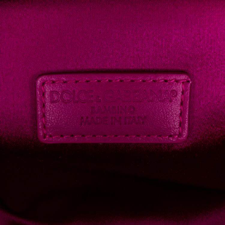 Pre Owned Dolce & Gabbana Pink Mini Bambino Miss Sicily