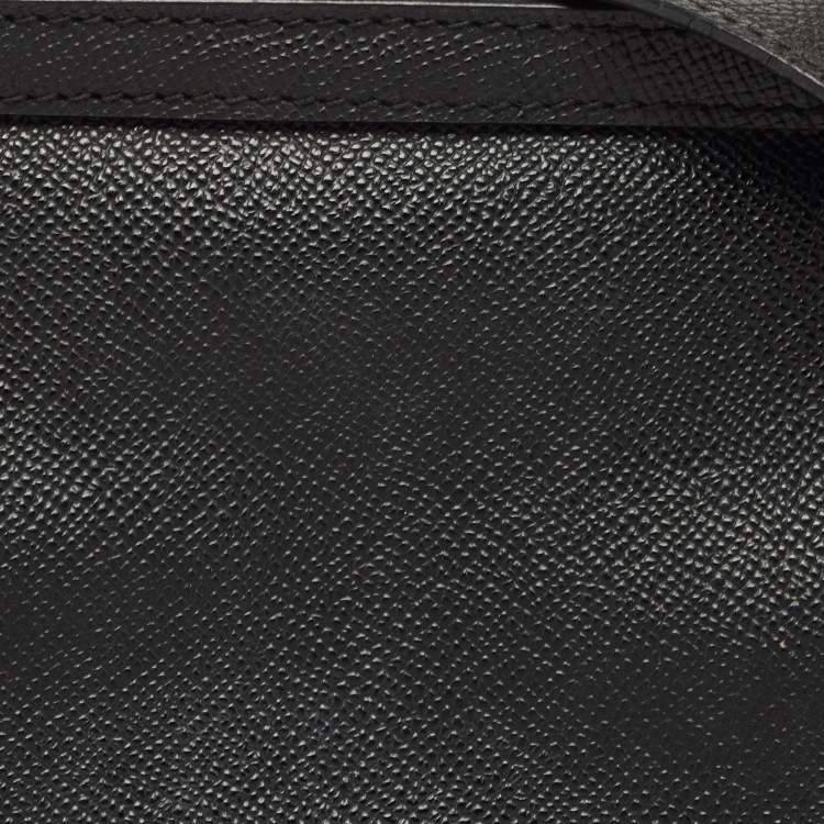 Pre Owned Dolce & Gabbana Black Leather Large Miss Sicily Top Handle Bag