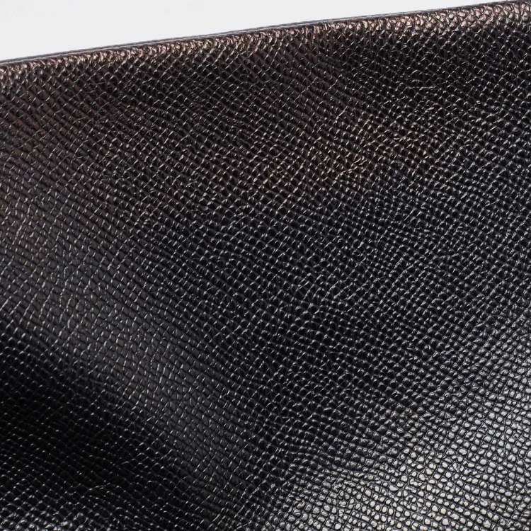 Pre Owned Dolce & Gabbana Black Leather Large Miss Sicily Top Handle Bag