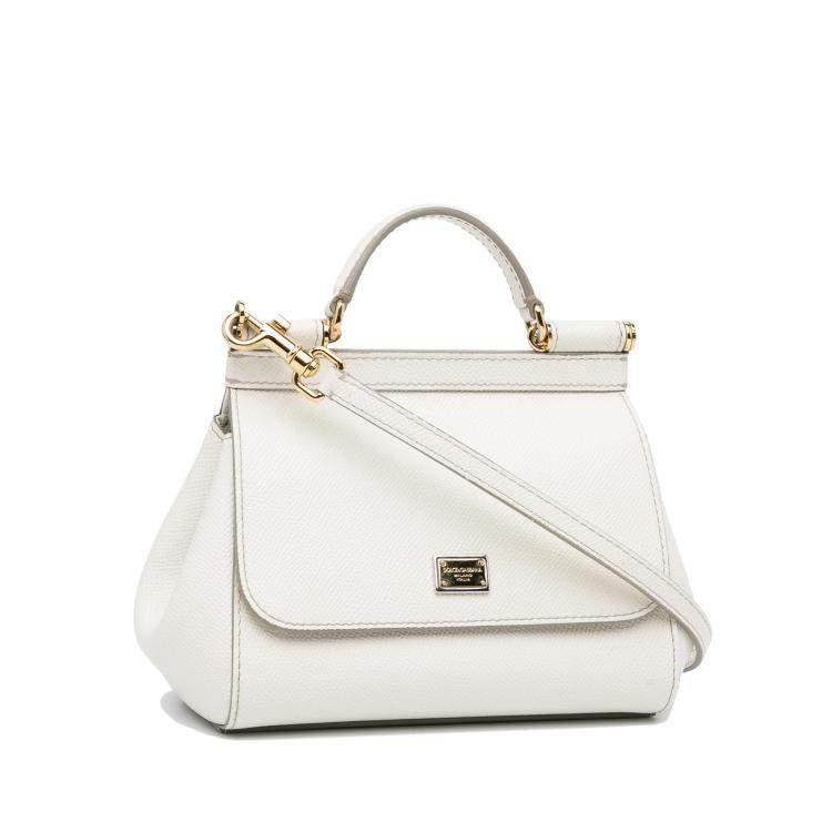Pre Owned Dolce & Gabbana White Mini Miss Sicily