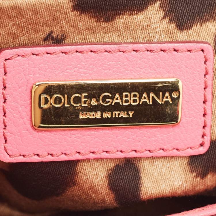 مملوكة مسبقًا Dolce & Gabbana Multicolor Woven Straw, Leather and Python Small Miss Sicily Top Handle Bag