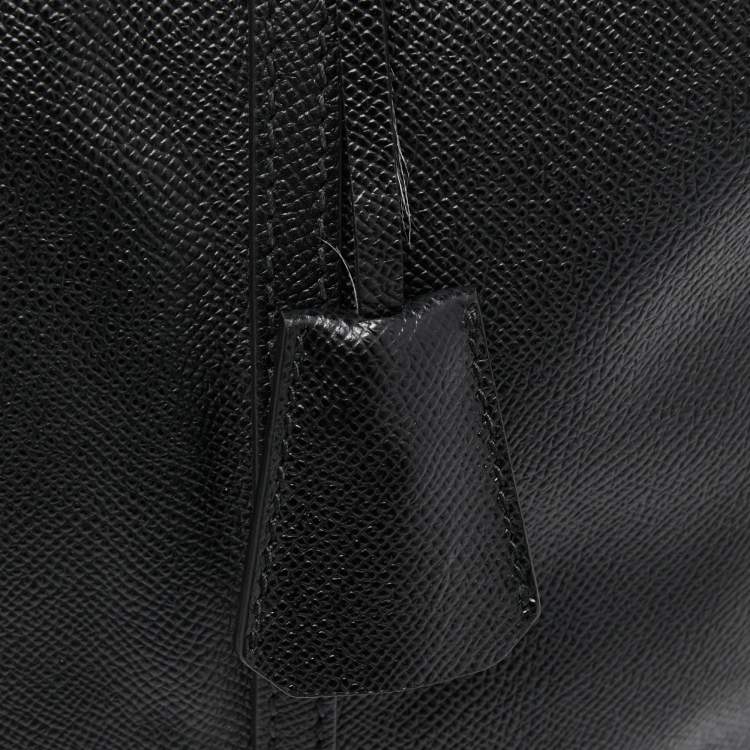 Pre Owned Dolce & Gabbana Black Leather Miss Escape Shopper Tote