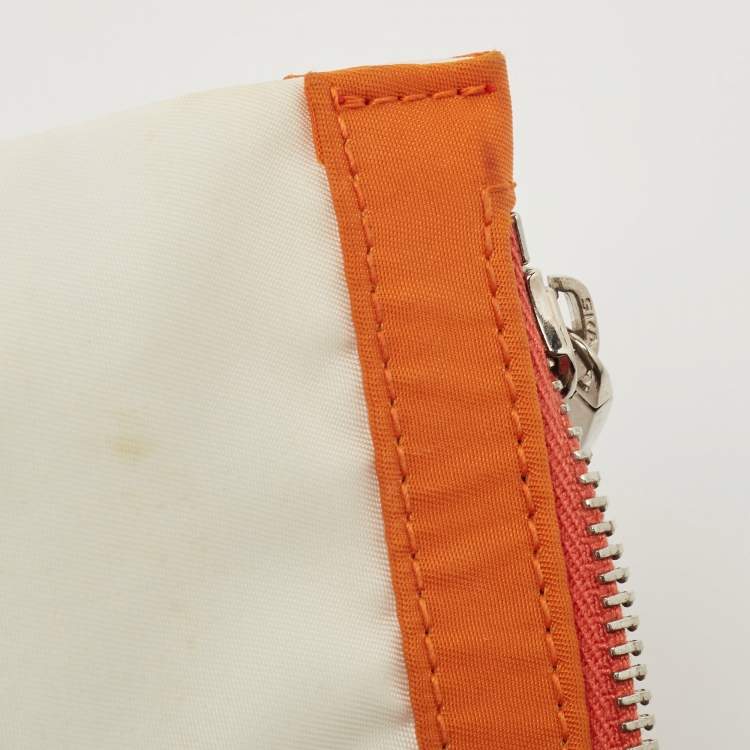 Pre Owned Dolce & Gabbana Multicolor Print Nylon Zip Pouch
