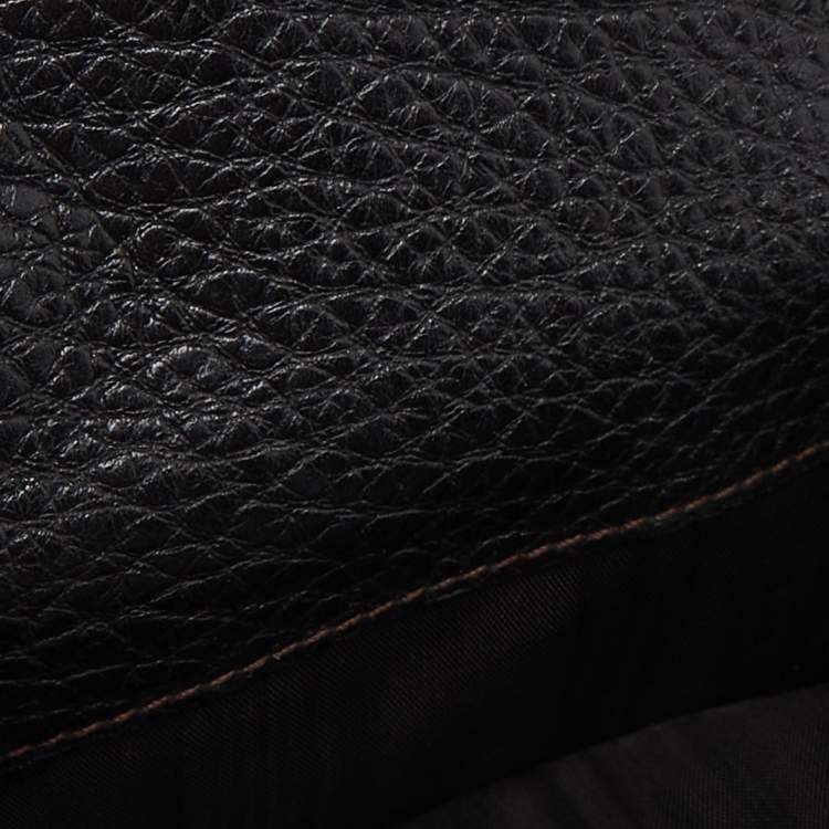 Pre Owned Dolce & Gabbana Brown Leopard Print Calfhair and Leather French Wallet