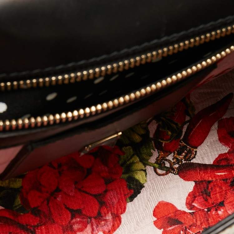 Pre Owned Dolce & Gabbana Multicolor Python Leather Medium Miss Sicily Top Handle Bag