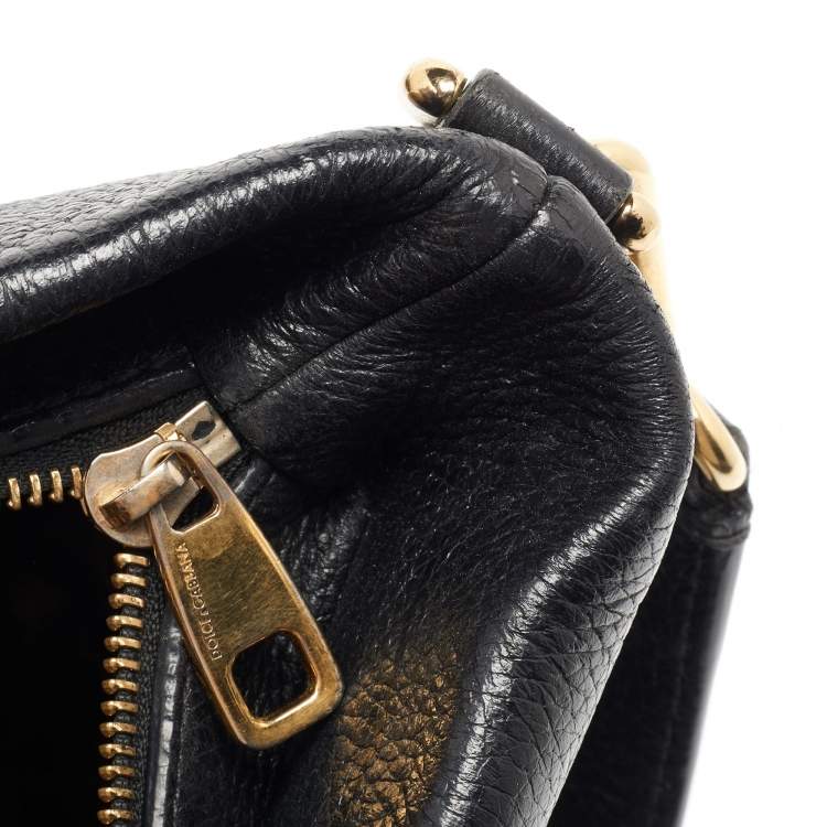 Pre Owned Dolce & Gabbana Black Soft Leather Bucket Bag