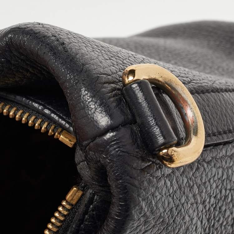Pre Owned Dolce & Gabbana Black Soft Leather Bucket Bag