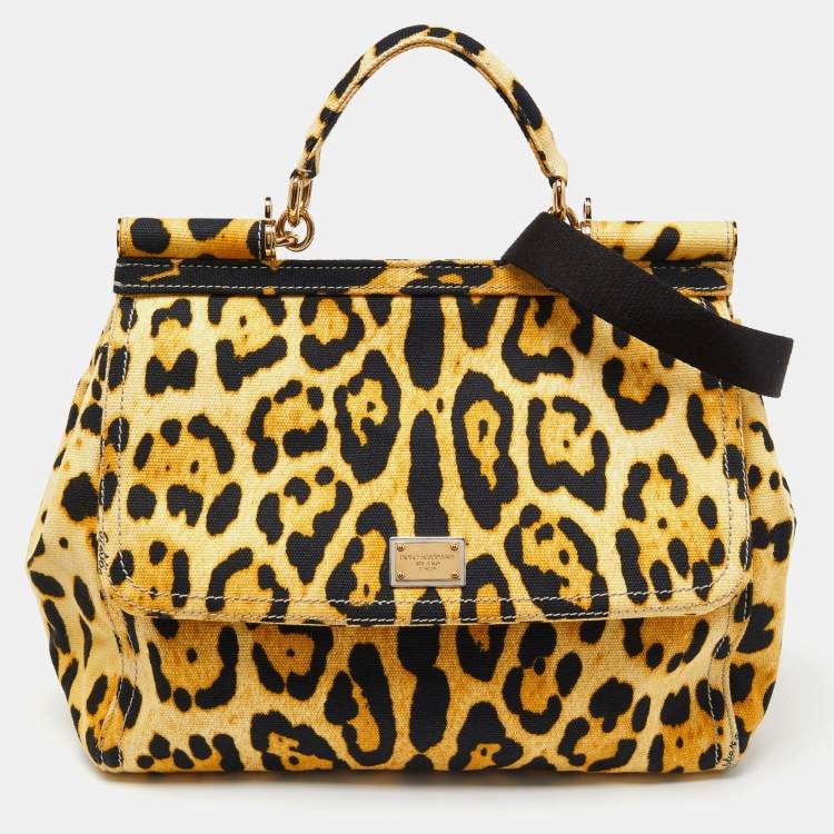 Dolce & Gabbana Miss Sicily Bag in Leopard print ○ Labellov ○ Buy and Sell  Authentic Luxury