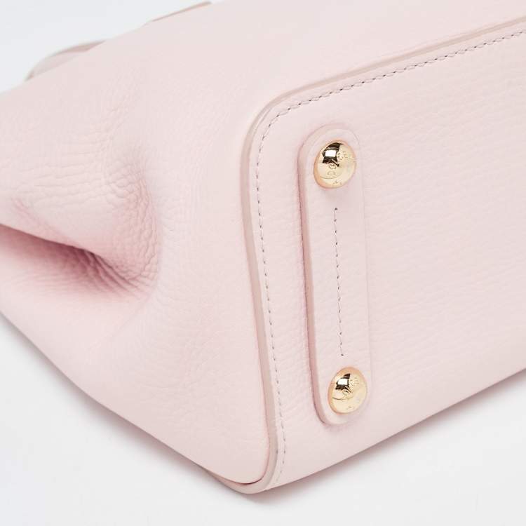 Pre Owned Dolce & Gabbana Pink Grained Leather Tote
