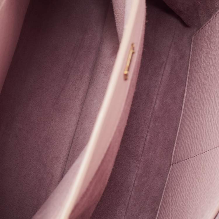 Pre Owned Dolce & Gabbana Pink Grained Leather Tote
